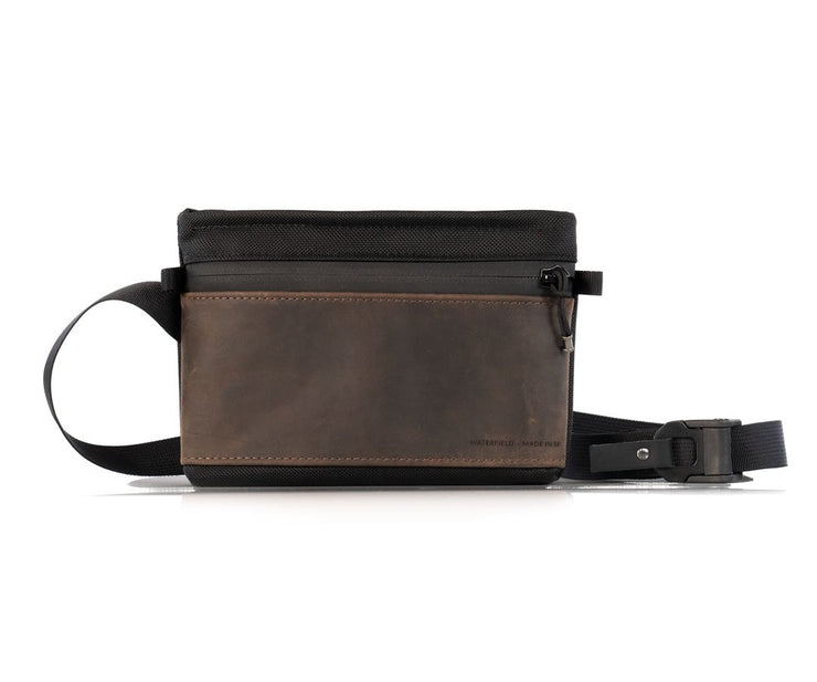 Ballistic Nylon with Chocolate Leather