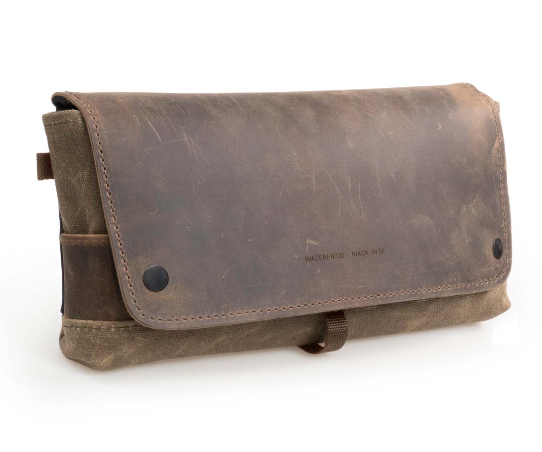 Waxed Canvas w/ Chocolate Leather