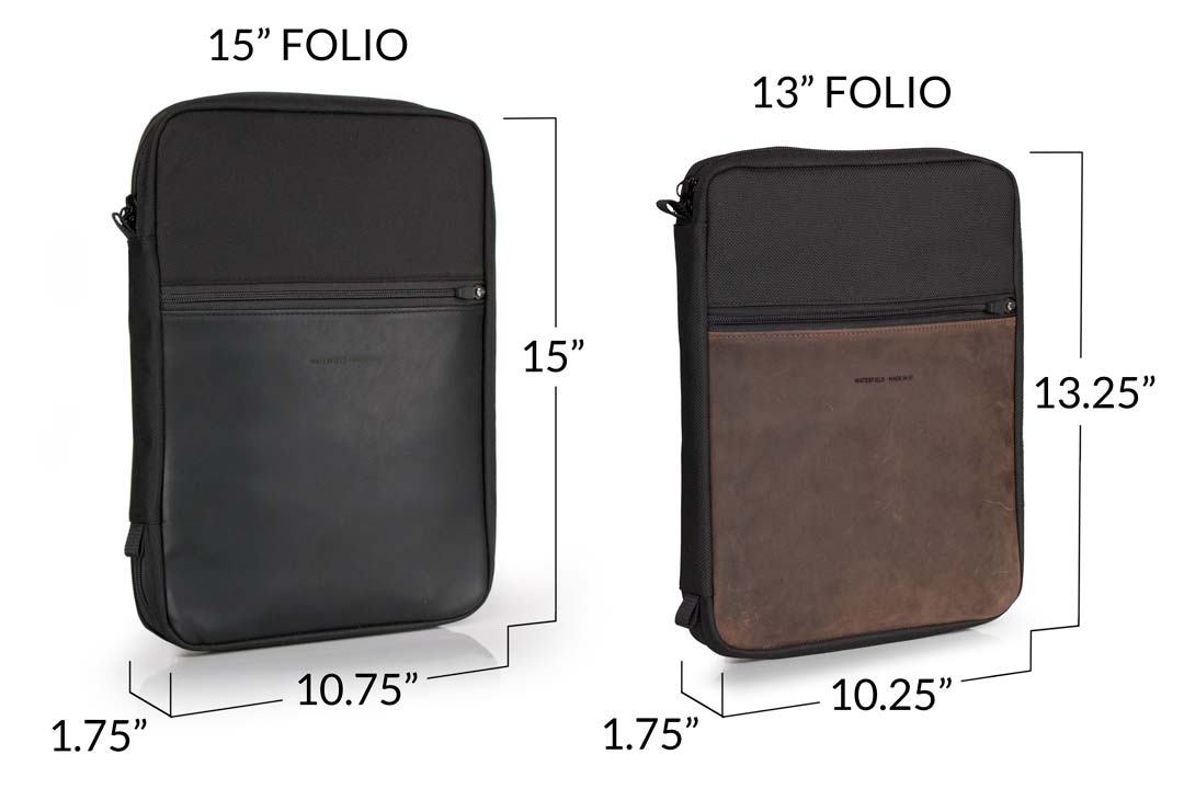 Executive Folio available in two sizes