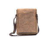 Vertical Leather Laptop Bag 