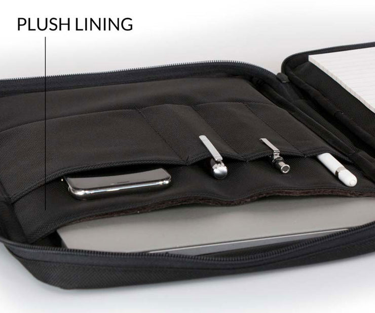 Keeps laptops and tablets from minor scratches
