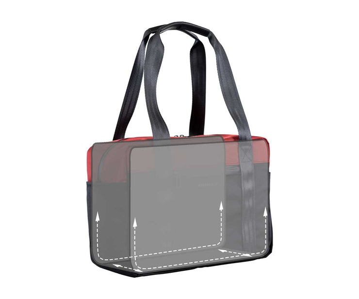 Foam inserts provide structure and distributes weight evenly