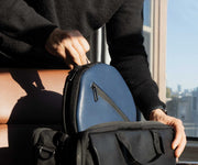 Available in full-grain leather cover in ballistic nylon or waxed canvas 