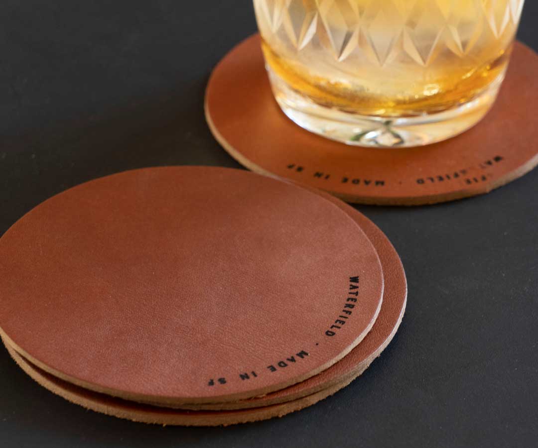 Leather Coasters (set of 4) 