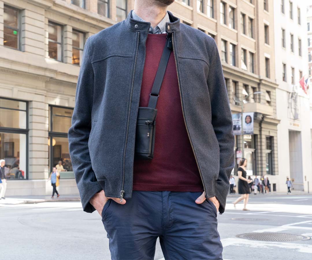 Marqui size is compact enough to wear under jackets