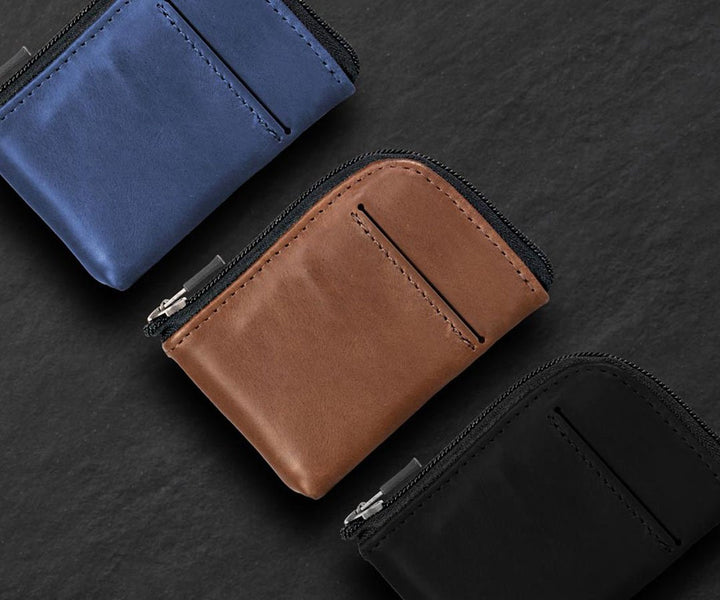 Leather tap and go wallet