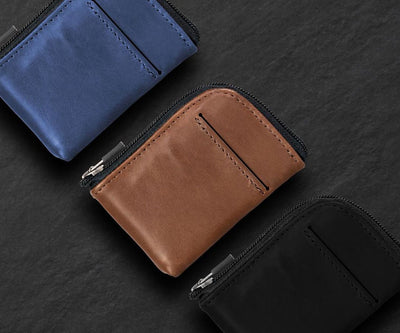 Leather tap and go wallet