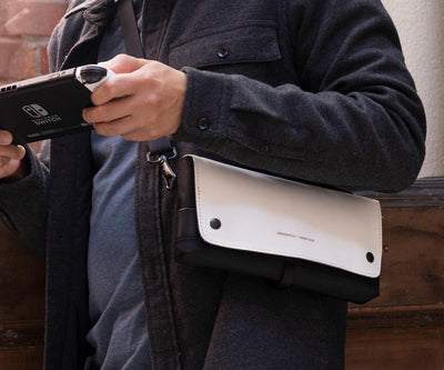 Welcome, Switch OLED! CitySlicker now in matching white leather.
