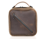 Premium, full-grain leather panel