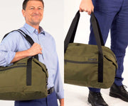 Handle is the right length for shoulder and hand carry