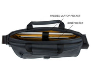 Padded laptop and tablet compartment 