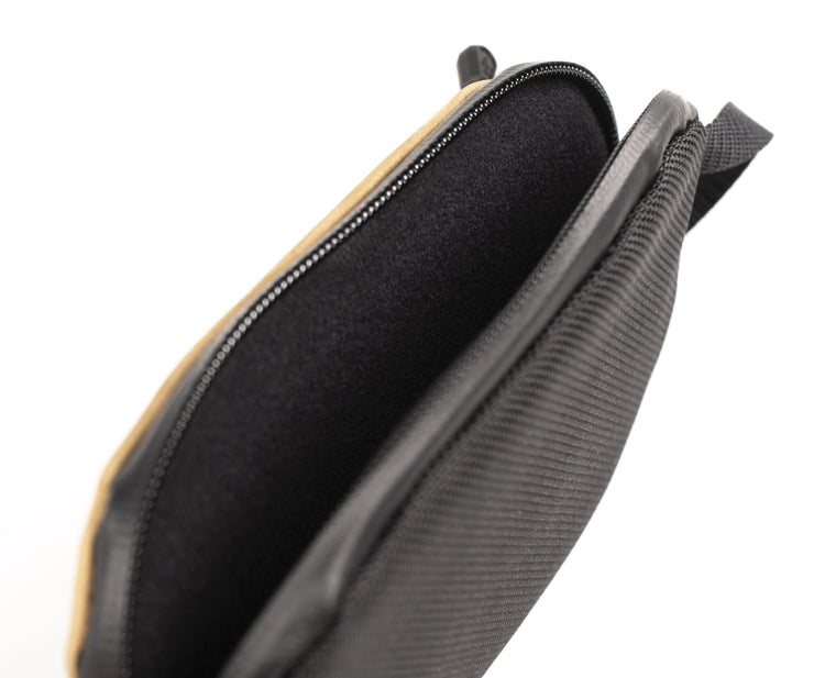 Ballistic nylon back keeps your phone dry