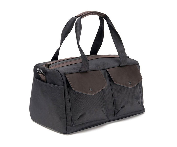 Black Ballistic w/ Chocolate Leather