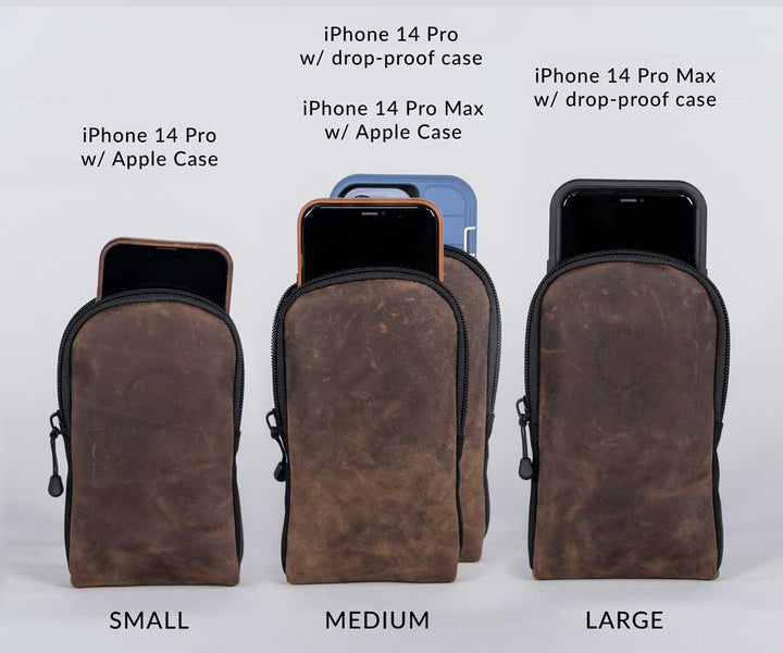Three sizes fits different cases