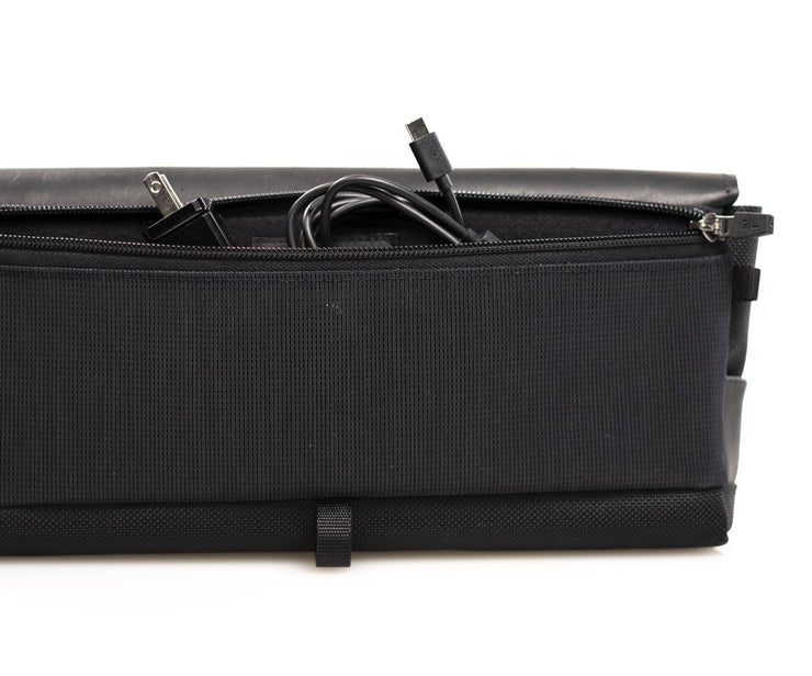 Back zippered compartment