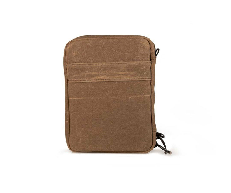 Convenient grab handle in the back. Double loops on the side for straps (optional)