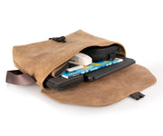 Can hold laptops in their own protective sleeves