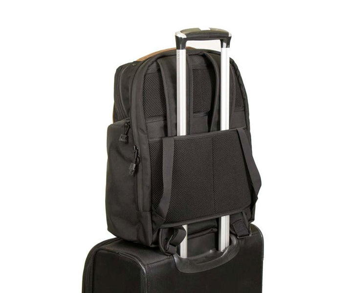 Convenient slot for carry-on luggage