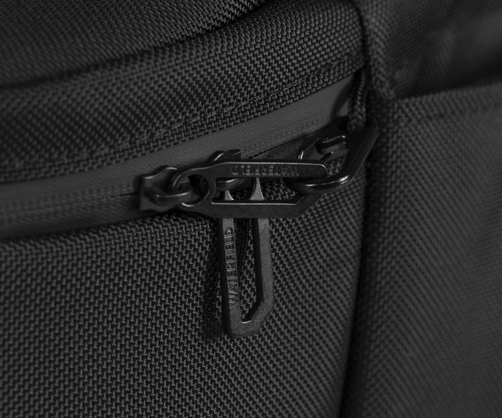 Built-in security for double zipper pulls