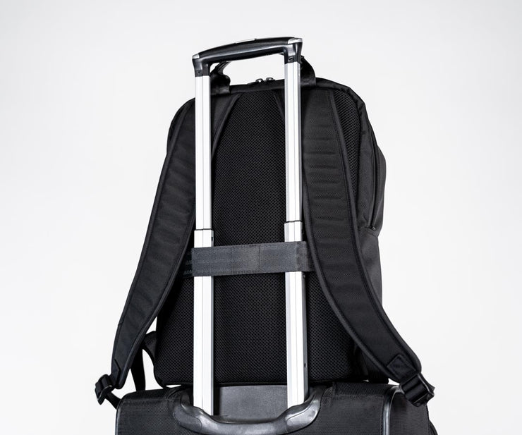 Pass-through slot for inserting on carry-on handles