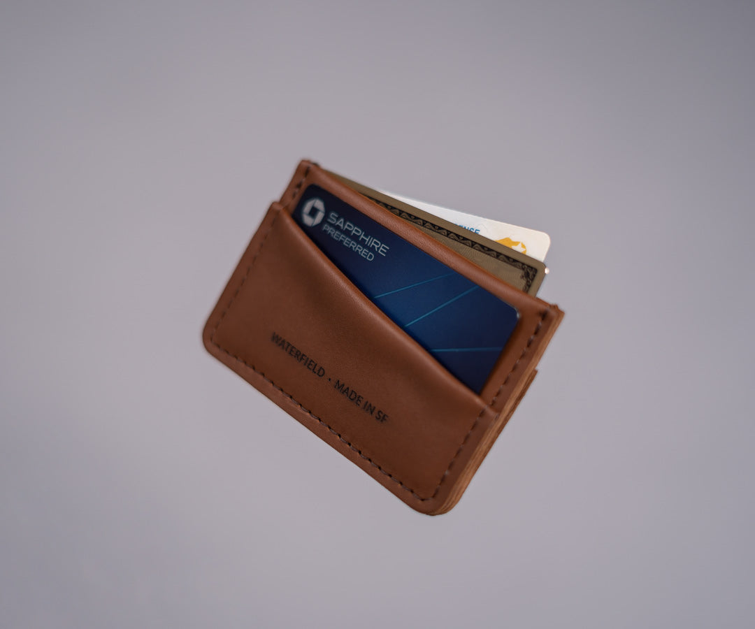 The Tanned Cow High Capacity Minimalist Money Clip Wallet 