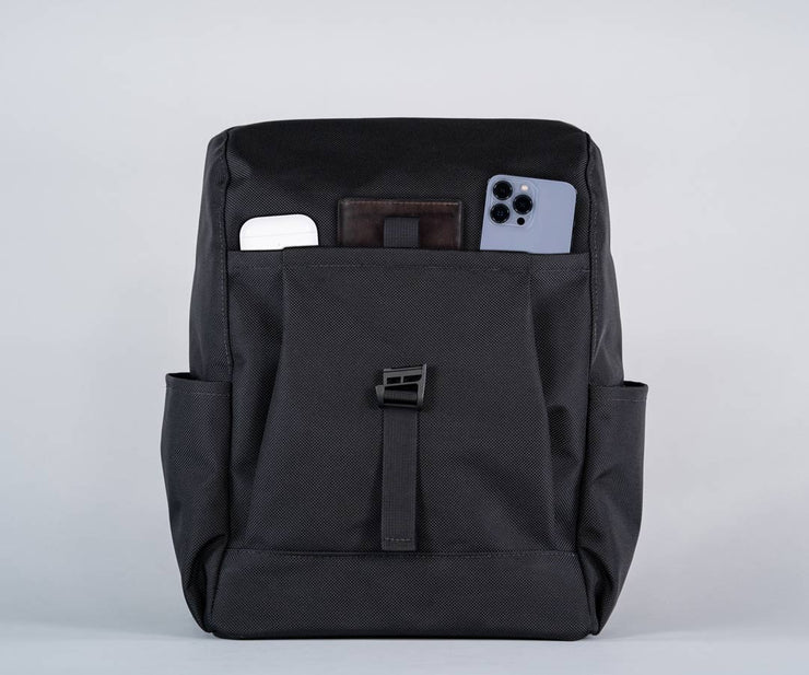 Access your wallet, phone,  etc. without opening the entire backpack