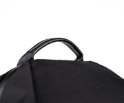 Full-grain leather handle for comfort