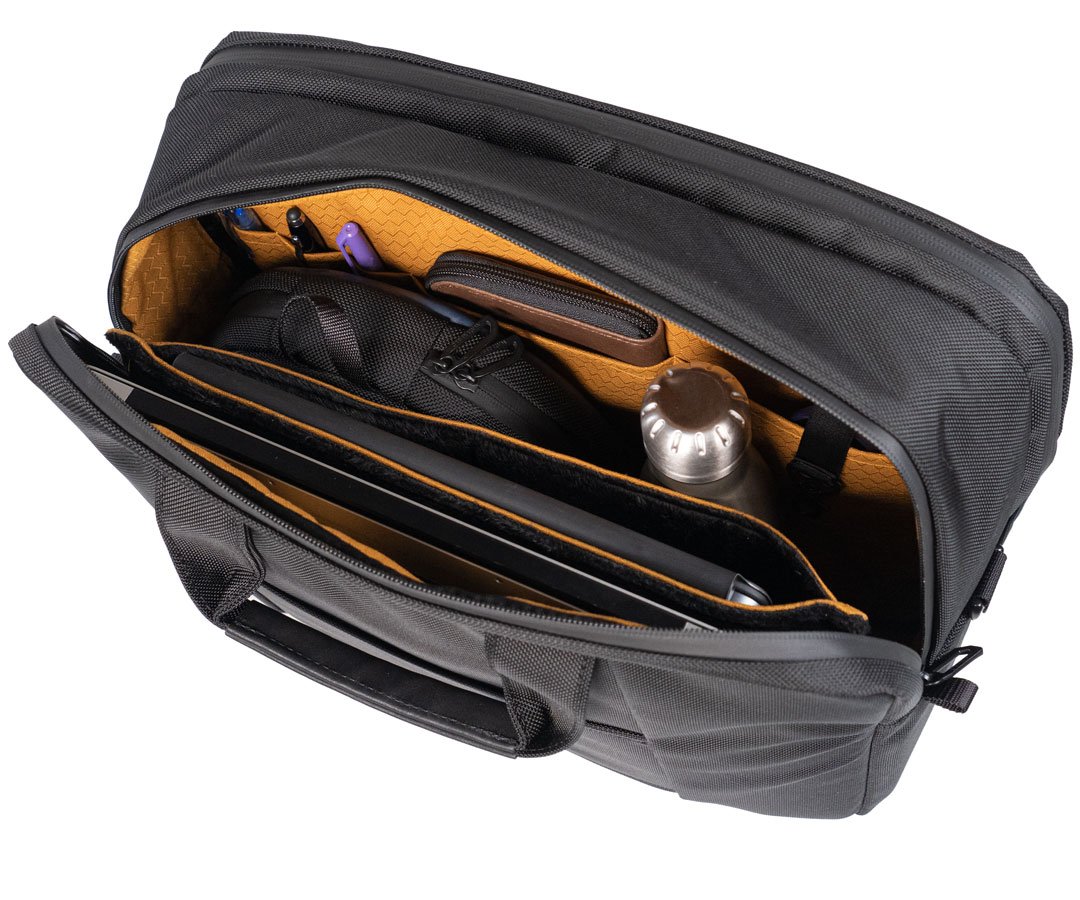 Full  Sizes have deeper briefcase section than Slim sizes