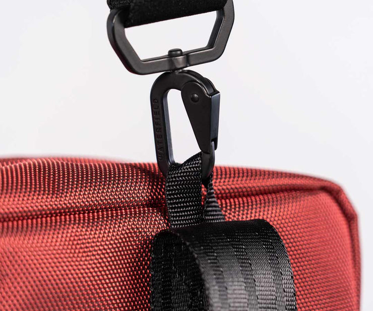 For Optional Carry: Hidden loops for strap attachments